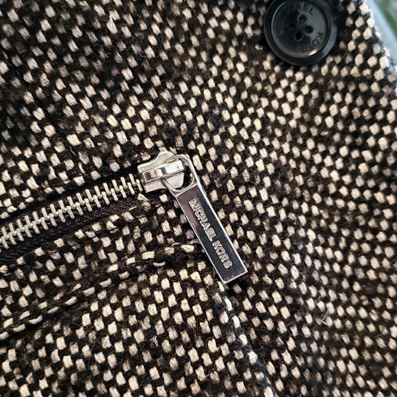 Michael Kors | Tweed And Leather Blazer - Picture 7 of 11
